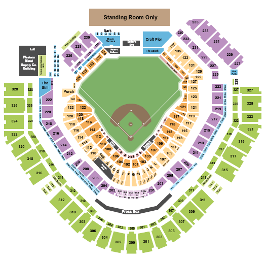 Petco Park Padres Seating Chart